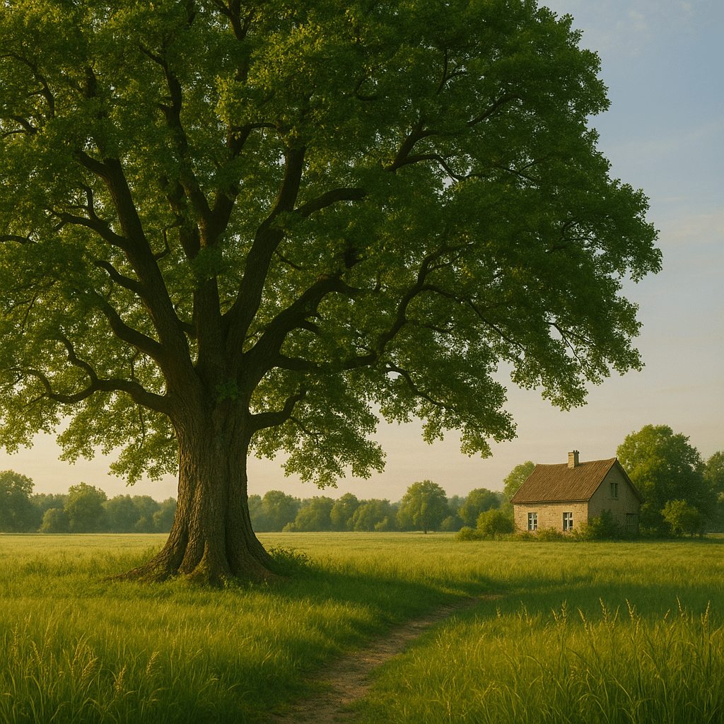 How to Choose the Right Memorial Tree for You or a Loved One 7 Oak Tree in a Field