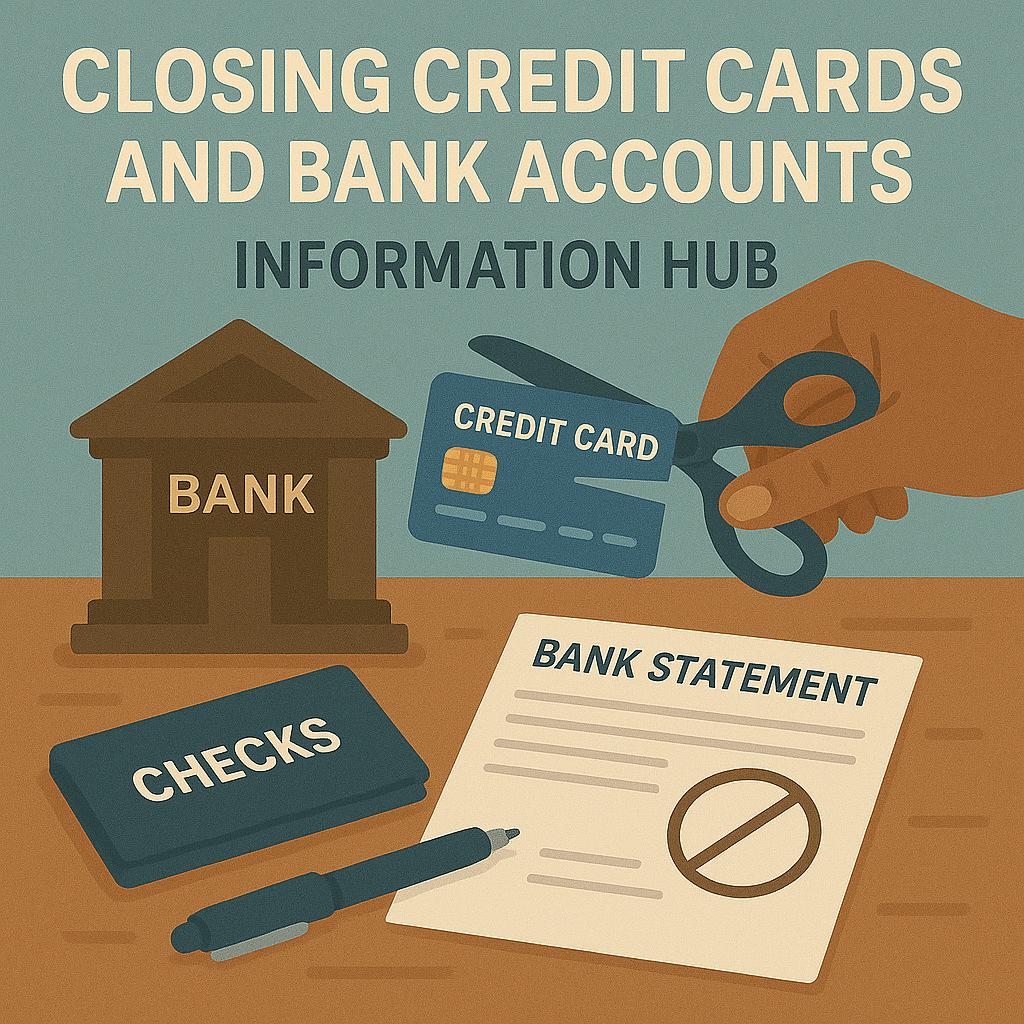 Closing Credit Cards and Bank Accounts Information Hub 4 Closing Credit Cards and Bank Accounts Information Hub