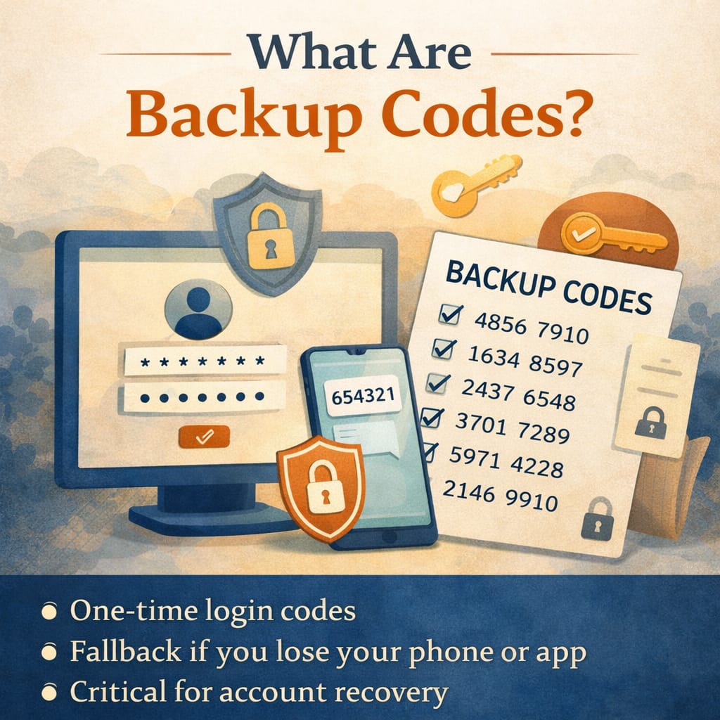 What Are Backup Codes? 7 What are backup codes