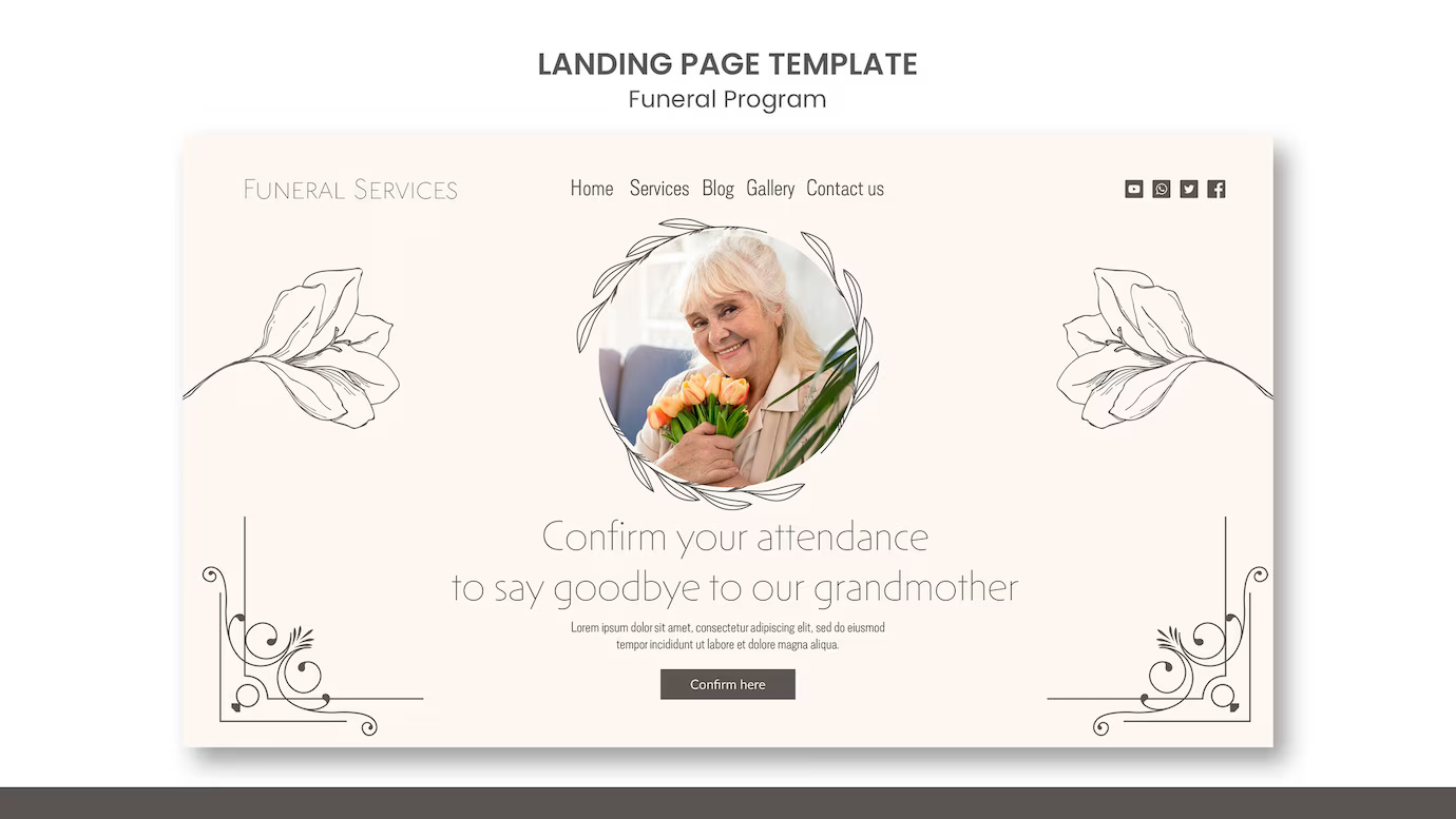 How do you order additional death certificates in Florida? 7 hand drawn funeral program landing page 23 2150509309