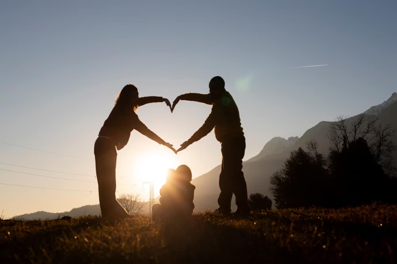 How to make a living trust in Colorado. 7 full shot family silhouette nature sunset 23 2150290759