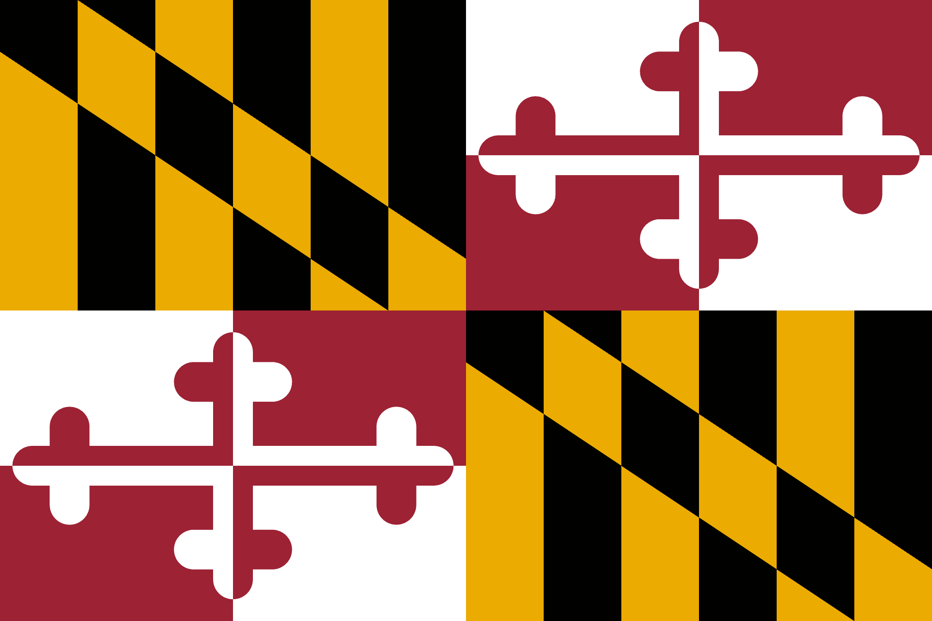 Maryland Will Requirements 7 Flag of Maryland.svg