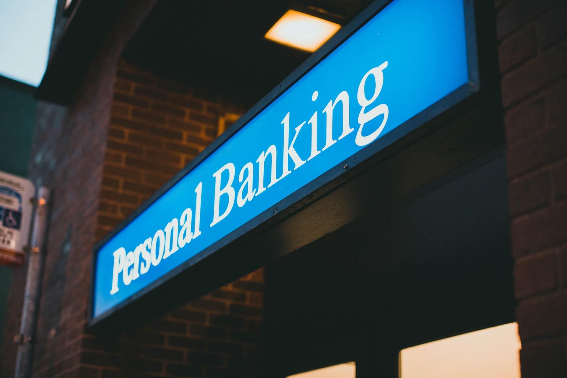 What happens to your bank account when you die? 3 A Personal Banking sign above a branch entrance