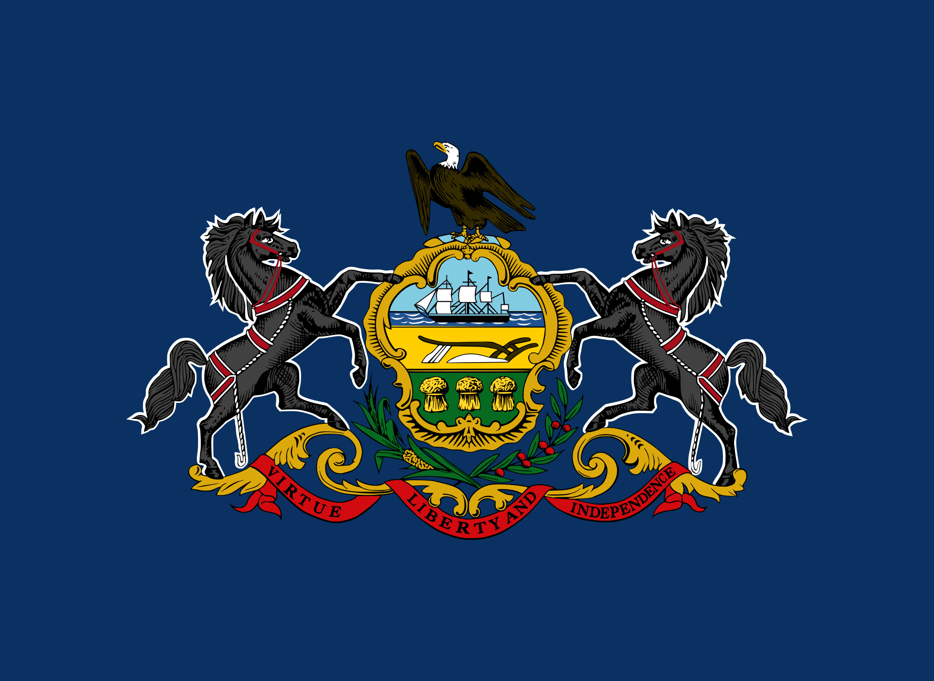 How to transfer a car title after someone dies in Pennsylvania 7 Flag of Pennsylvania.svg