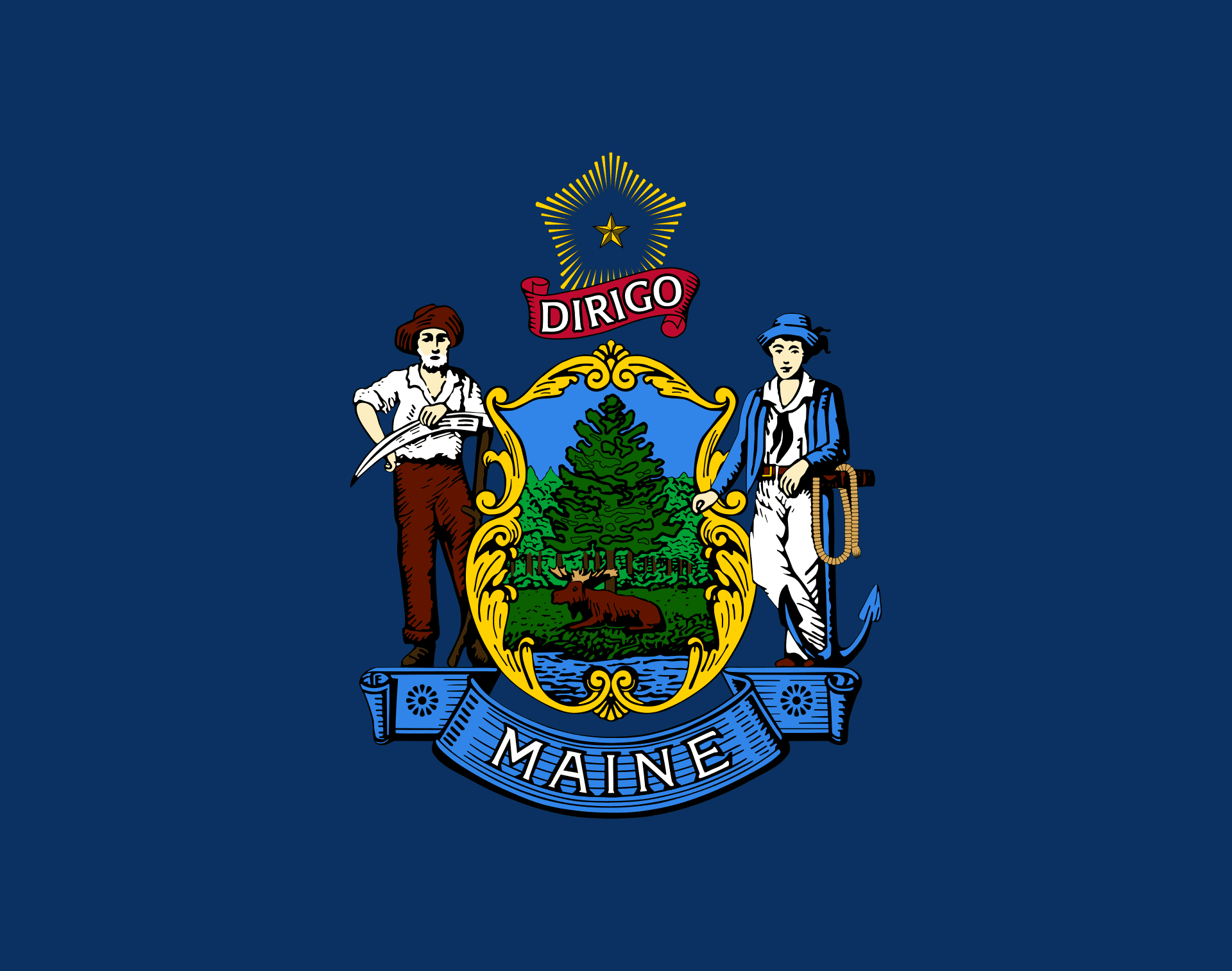 How To Order Vital Records In Maine 3 Flag of Maine