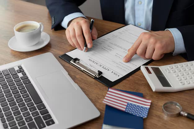 What is the process for probate in New Mexico? 7 visa application composition with american flag 23 2149117759 5