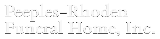 Peeples-Rhoden Funeral Home logo